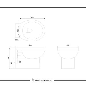 Burlington - Wall Hung Pan - P10 - spec
