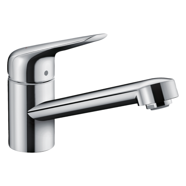 Hansgrohe - Focus M42 Single Lever Kitchen Mixer 100 with Swivel Spout, CoolStart - 71809000
