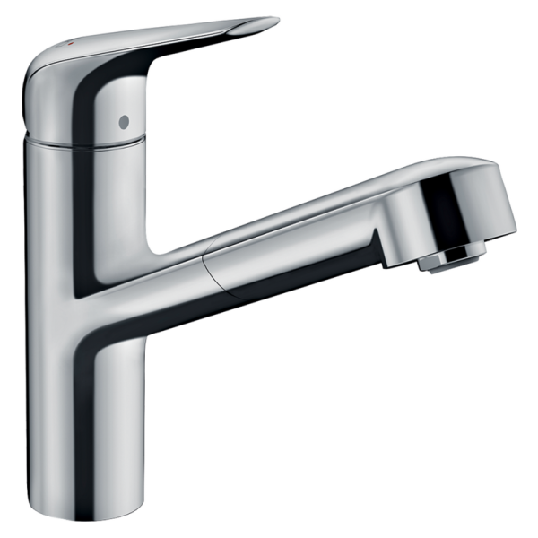 Hansgrohe - Focus M42 Single Lever Kitchen Mixer 150 with Swivel Spout and Pull-Out Spray - 71814000