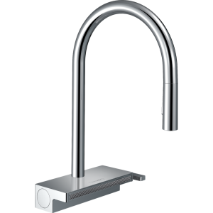 Hansgrohe - Aquno Select M81 Single Lever Kitchen Mixer 170 with Swivel Spout, Pull-Out Spray and sBox, 3 Spray Modes