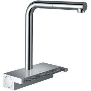 Hansgrohe - Aquno Select M81 Single Lever Kitchen Mixer 250 with Swivel Spout and Pull-Out Spray, 2 Spray Modes