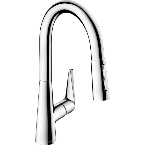 Hansgrohe - Talis M51 Single Lever Kitchen Mixer 160 with Swivel Spout, Pull-Out Spray and sBox, 2 Spray Modes - 73850000