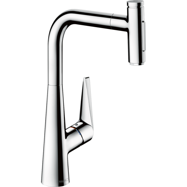 Hansgrohe - Talis Select M51 Single Lever Kitchen Mixer 300 with Swivel Spout and Pull-Out Spray - 72823000