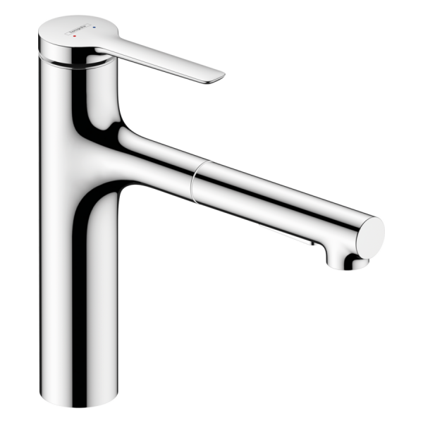 Hansgrohe - Zesis M33 Single Lever Kitchen Mixer 160 with Swivel Spout, Pull-Out Spray and sBox Lite, 2 Jet - 74804000