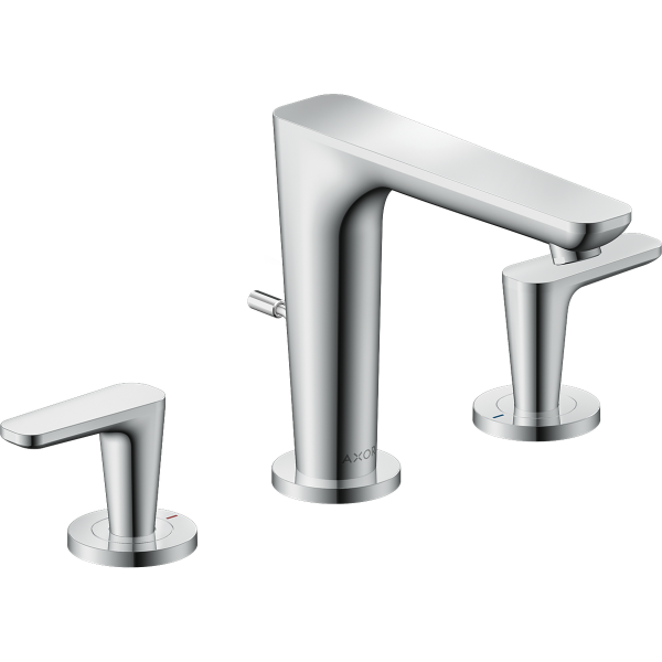 Axor Hansgrohe - Citterio C 3-Hole Basin Mixer 125 with CoolStart with Pop-Up Waste - 49060000