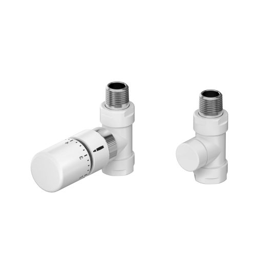 Zehnder - Straight Thermostatic Radiator Valve Set 839829