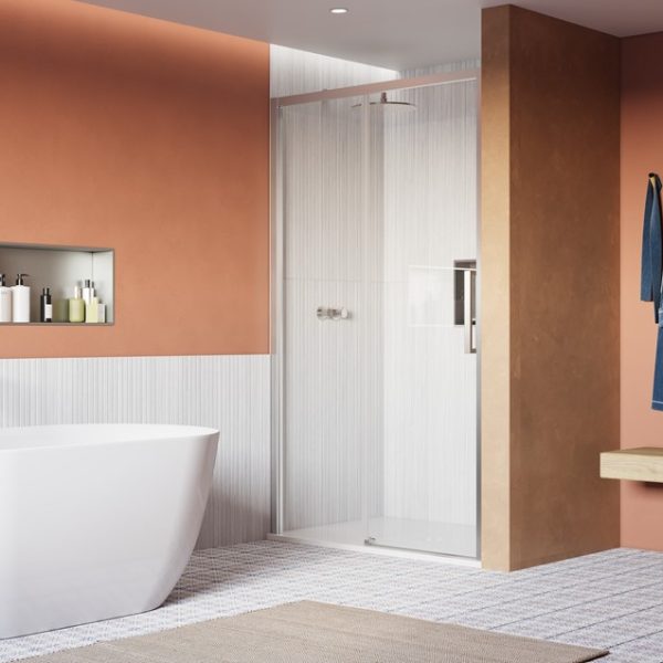 Crosswater - Asura 8mm Sliding Door in Polished Stainless
