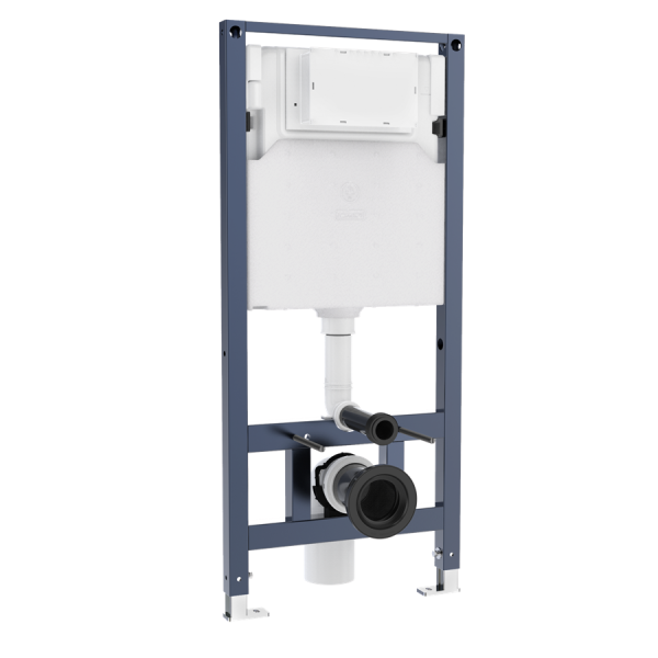 Crosswater - WC Support Frame 1.12M Height (with dual flush concealed cistern & installation kit) - WCF114X51R