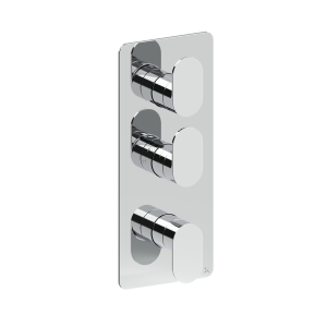 Crosswater - Drift 2 Outlet 3 Handle Concealed Thermostatic Shower Valve