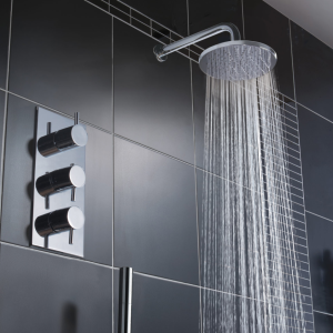 Florence Thermostatic Concealed 3 Outlet Shower Valve, Vertical - 15691A
