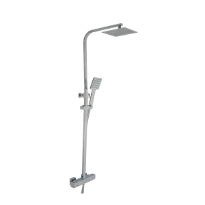 JTP - ATHENA Exposed Showerpipe Kit in Chrome