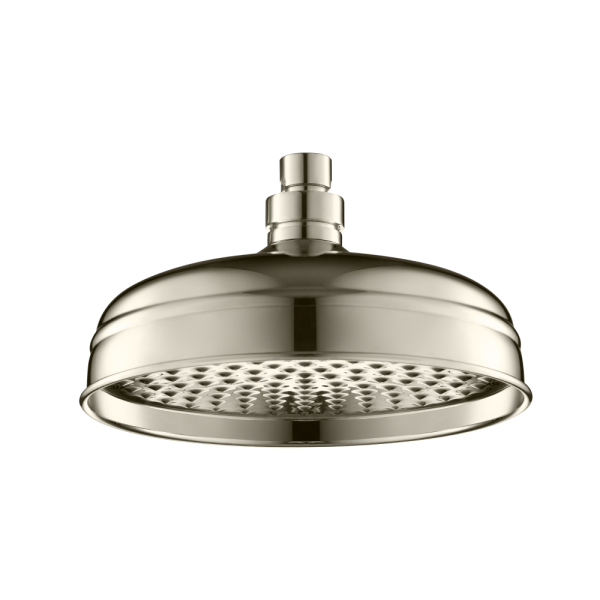 JTP - GROSVENOR Victorian 200mm Overhead Shower in Nickel -15889NK