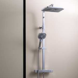 JTP -HIX Thermostatic bar valve with 2 outlets, and multifunction shower handle -32819CH -lifestyle