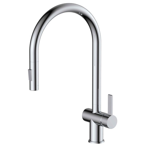 JTP - VOS Single Lever Kitchen Mixer with Pull-Out Spray in Chrome - C127