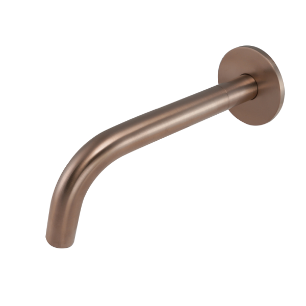 JTP - VOS Slim Bath Basin Spout 250mm in Brushed Bronze - 21439BRZ