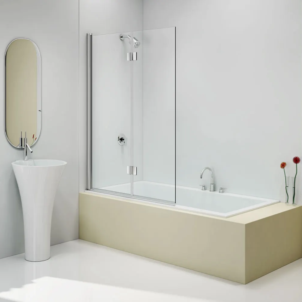 Merlyn - Two Panel Folding Bath Screen - MB13