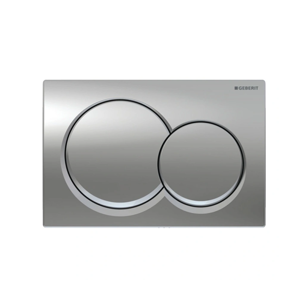 Geberit - Alpha01 Round Dual Flush Plate - 115.035.21.1