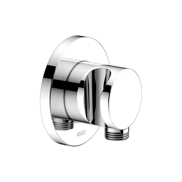Keuco - IXMO Hose Connector DN 15 with Shower Holder with Round Rosette Chrome