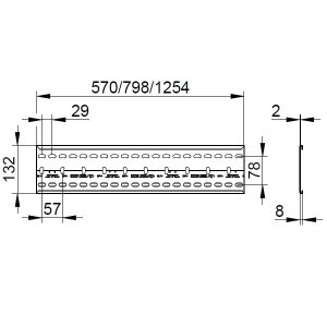Keuco - IXMO Mounting Rail - spec