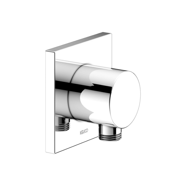 Keuco - IXMO Wall Outlet for Shower Hose DN15, with Square Rosette Chrome