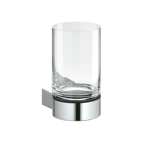 Keuco - Plan Tumbler Holder with Crystal Glass Tumbler Chrome-plated