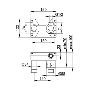 Keuco - Rough Part for 51116-51516-59016 - 59916000070 - spec