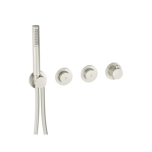 Crosswater - MPRO Push Module 3 Handle 2 Outlet Shower Valve & Handset (Trim Set Only)