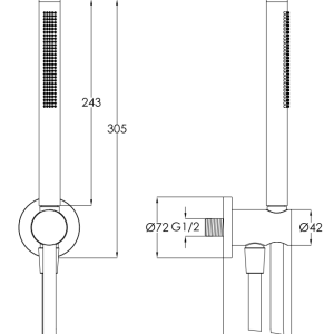JTP- Flroence Designer round water outlet -OUTLETCH-spec