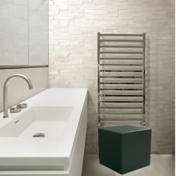 Vogue – Serene Towel Radiator in Moss Green - MD049