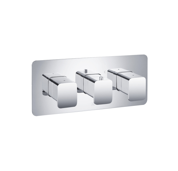 JTP -HIX Thermostatic Concealed 2 Outlet Shower Valve - 32693