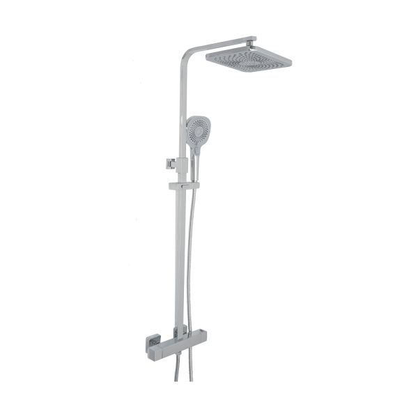 JTP -HIX Thermostatic bar valve with 2 outlets, and multifunction shower handle -32819CH