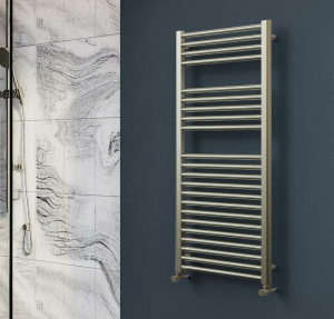Vogue - Focus Towel Radiator in Satin Brushed Nickel