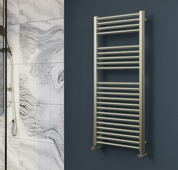 Vogue - Focus Towel Radiator in Satin Brushed Nickel - MD001 MS1200500FSBRN