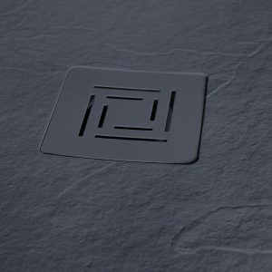 Merlyn - Truestone Rectangle Shower Tray in Graphite waste