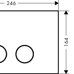 Axor - Flush Plate for Geberit Sigma - spec