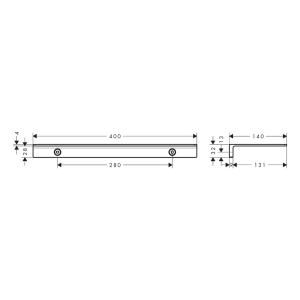 Hansgrohe - AddStoris Shelf - spec