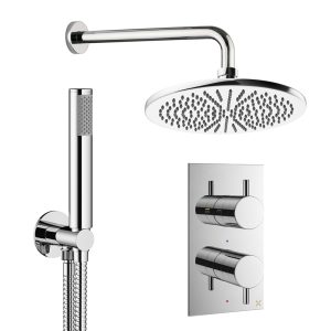 Crosswater - Design Shower Set 3 with 300mm Wall Mounted Overhead & Handset