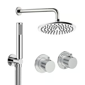 Crosswater - Module Shower Set 1 with 200mm Wall Mounted Overhead & Handset