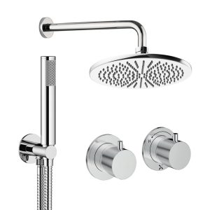 Crosswater - Module Shower Set 1 with 300mm Wall Mounted Overhead & Handset