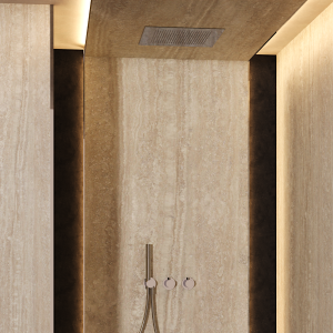 Crosswater - Module Plus Shower Set 6 with 380mm Ceiling Mounted Overhead & Handset - MPLUSSET6C - Lifestyle