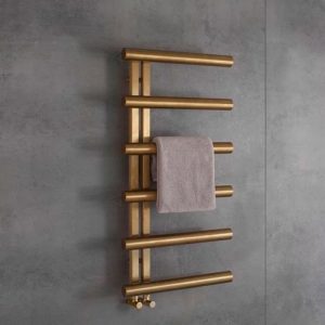 Zehnder - Chime Towel Radiator in Brushed Bronze