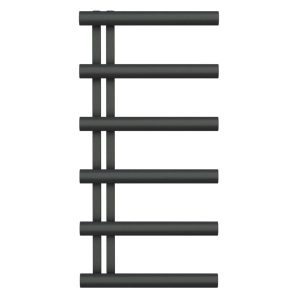 Zehnder - Chime Towel Radiator in Brushed Black Chrome