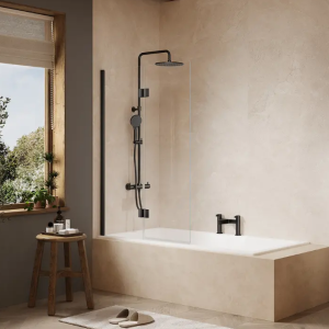 Merlyn - Two Panel Hinged Bath Screen