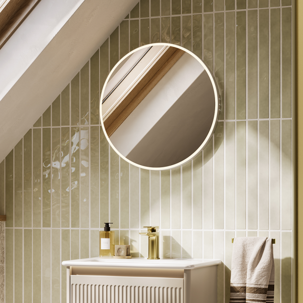 hib - Vale Round Mirror